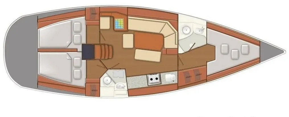 Explore Makkum on a 12.45m 3 Cabin Sailing Yacht Rental