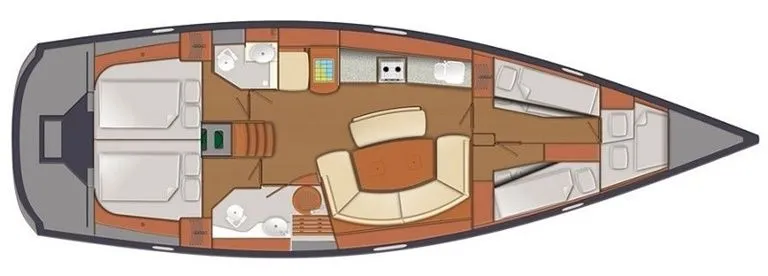 Charter a 14.48m Delphia 47 Sailing Yacht in Drage