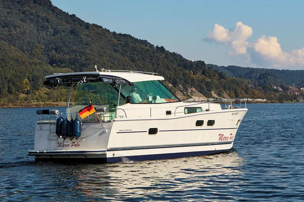 Explore Bodman-Ludwigshafen on a 10.5m Rental Motor Yacht