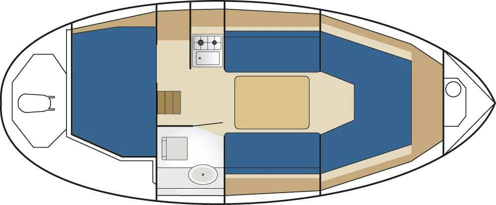 Charter a 8.05m Boat in Budva