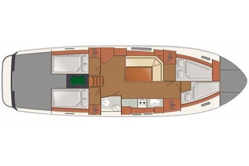 Explore Stare Sady on a 13.5m Rental House Boat