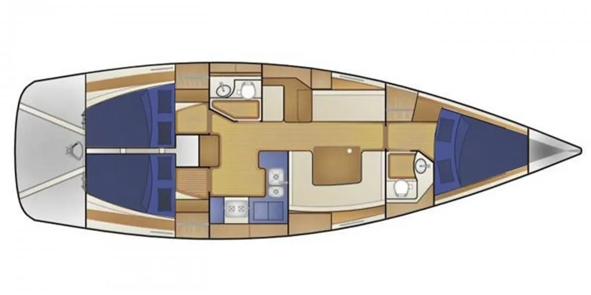 Rent a 12.6m Delta 41 in Paraty