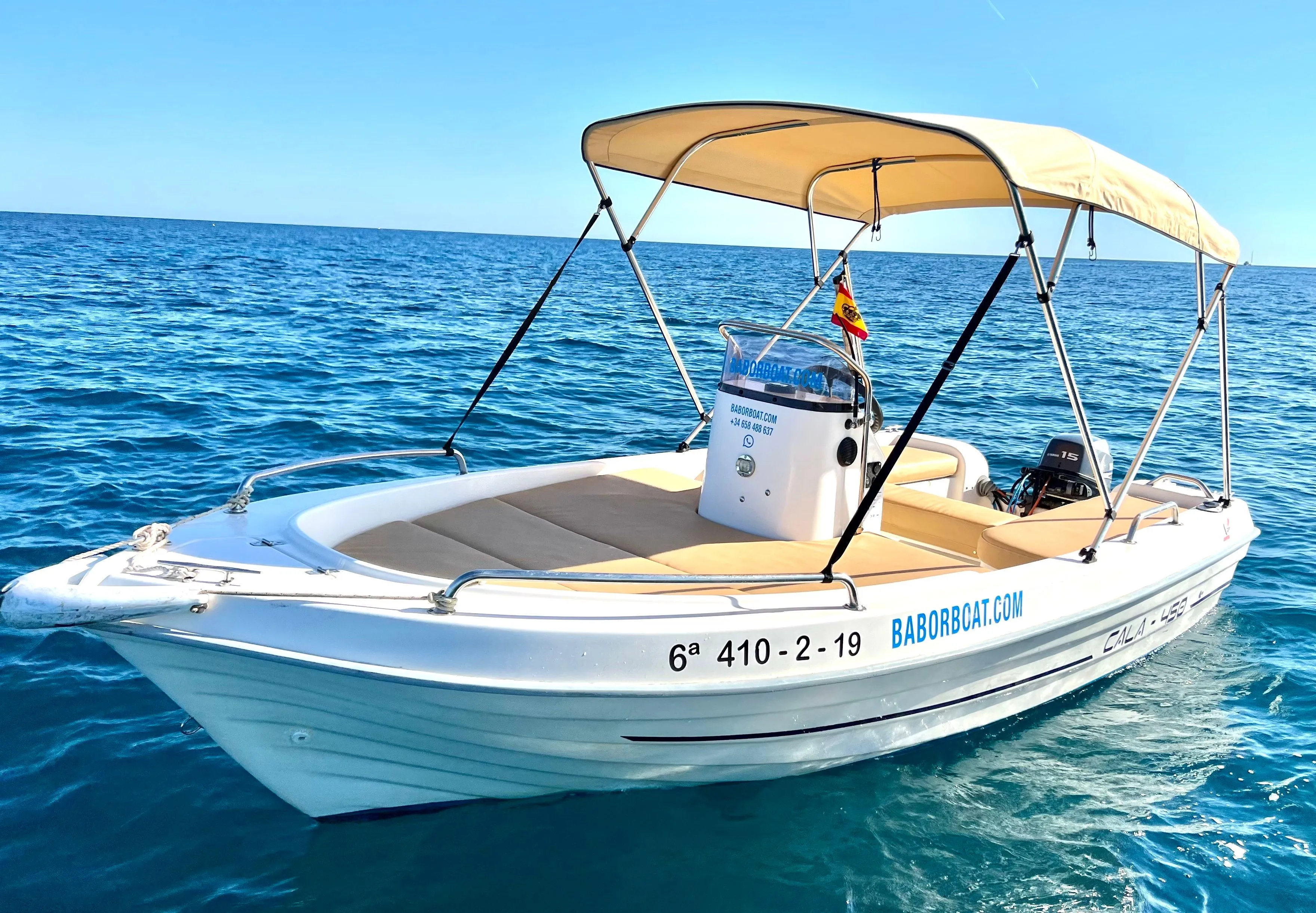Rent a 4.5m Dipol 450 Motor Boat in Benalmádena
