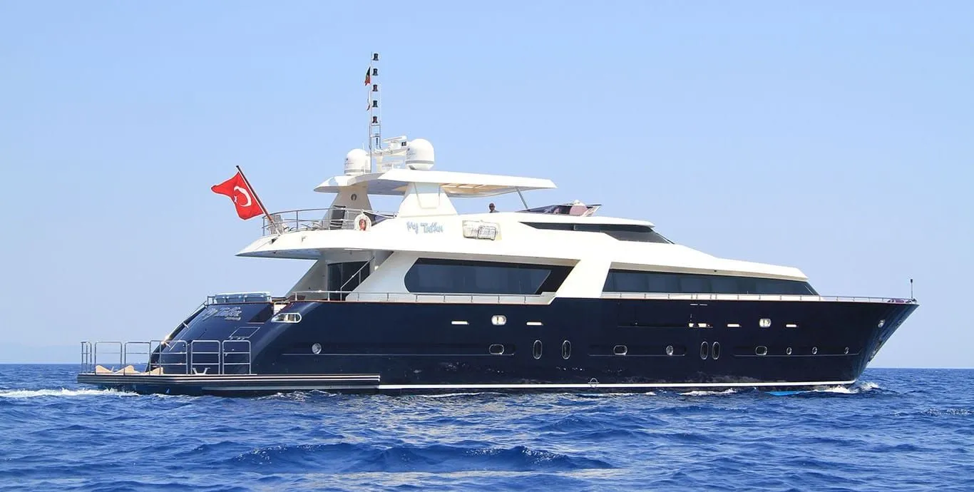 34m Bodrum Dragos yachts 110 Motor Yacht Hire