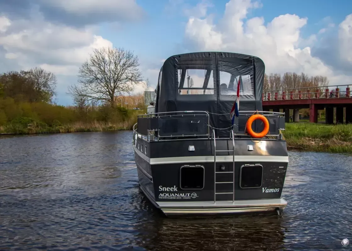 Rent a 11.65m 3 Cabin House Boat in Sneek