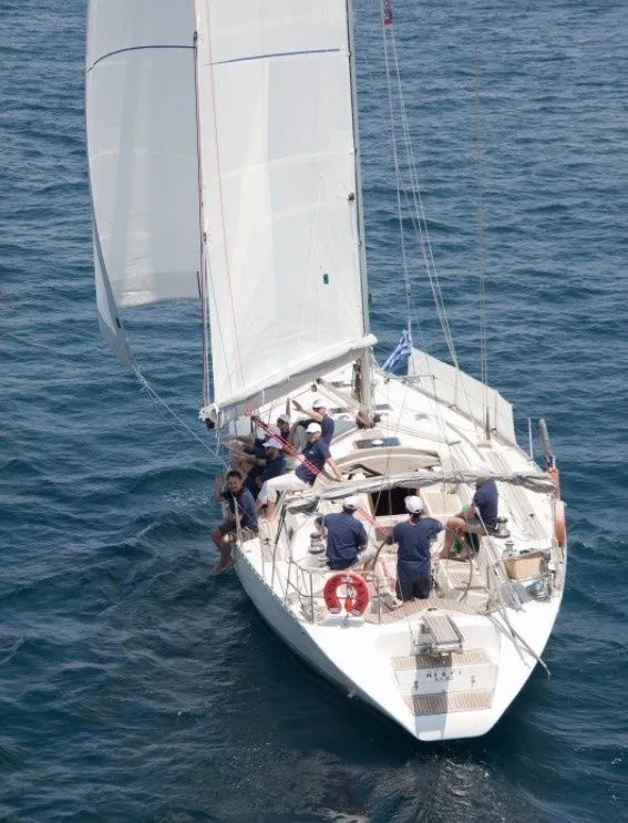 Explore Parikia on a 14.02m Rental Boat