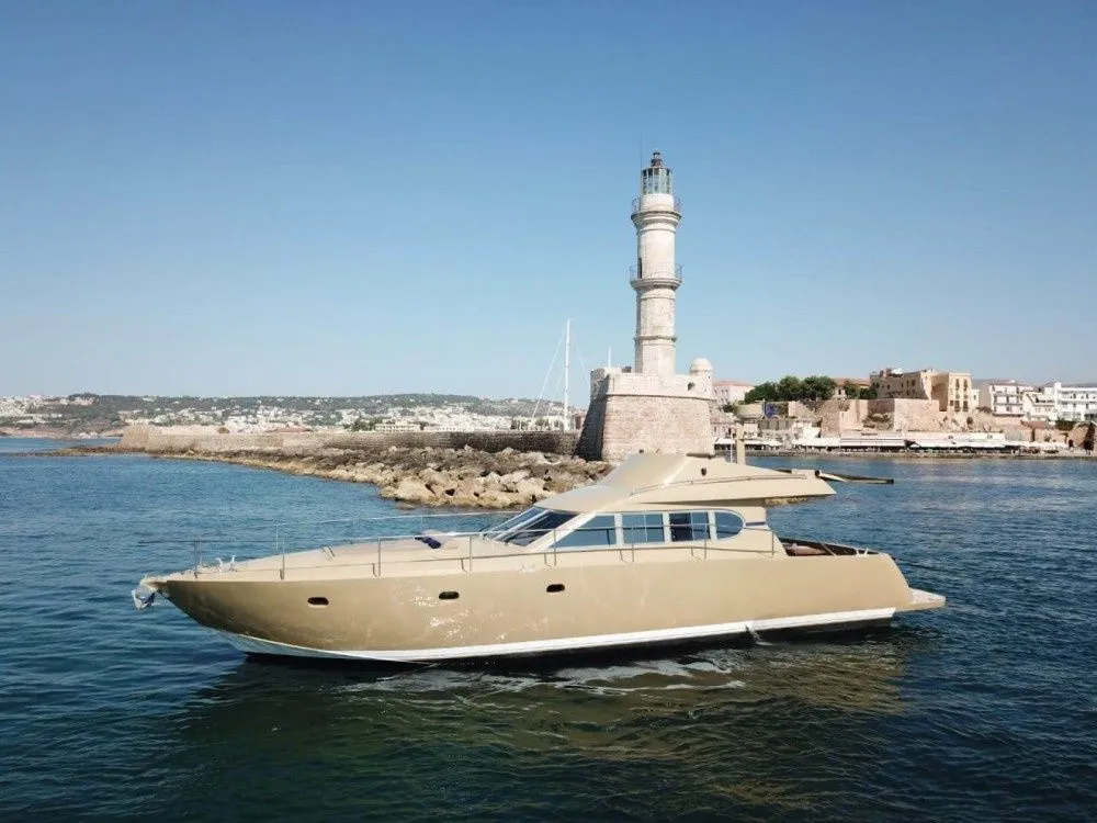 Explore Chania on a 18m Rental Motor Yacht