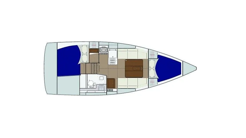 Explore Portoferraio on a 9.67m Rental Sailing Yacht Dufour 310