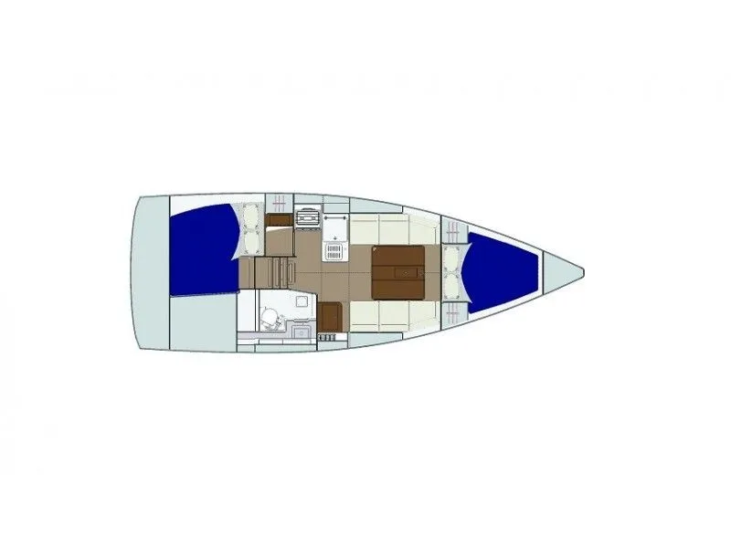 Rent a 9.67m 2 Cabin Sailing Yacht in Zaton