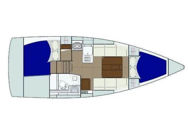 Explore Yerseke on a 9.67m 2 Cabin Sailing Yacht Rental
