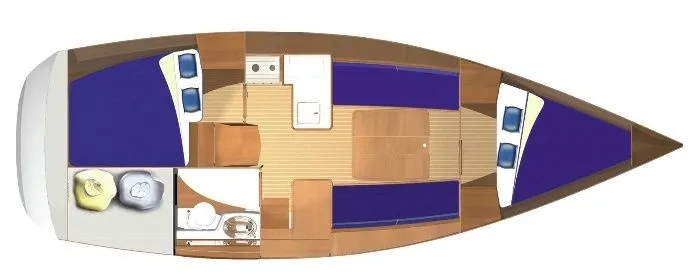 10.08m Medemblik Dufour 325 Sailing Yacht Hire