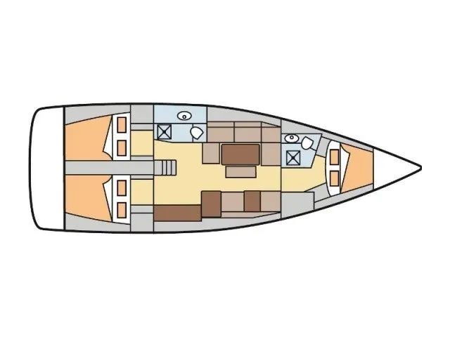 10.28m Punta Ala Dufour 350 Sailing Yacht Hire