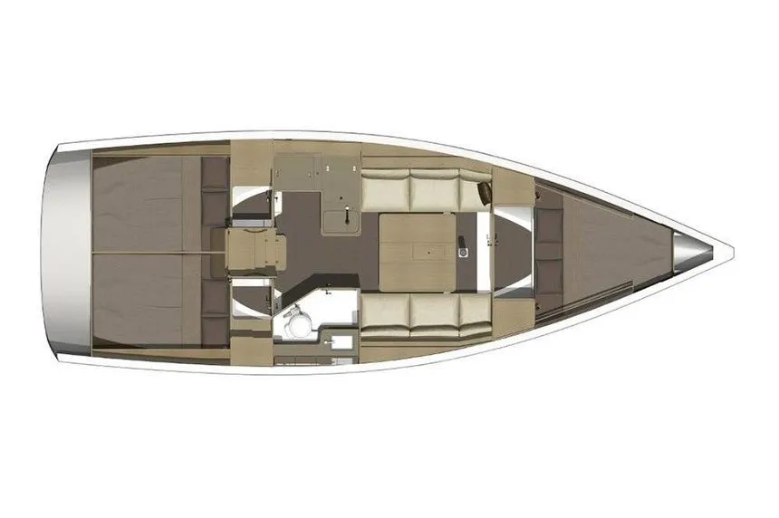 Explore Trogir on a 10.28m Rental Sailing Yacht Dufour 350