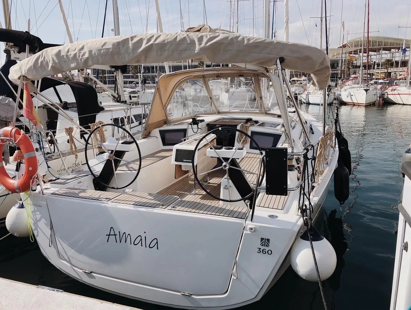 Explore Valencia on a 10.3m Rental Dufour 360