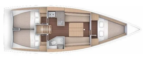 10.3m Furnari 3 Cabin Sailing Yacht Hire