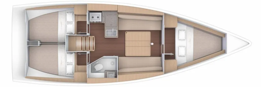 Explore Santa Eularia des Riu on a 10.73m Rental Boat