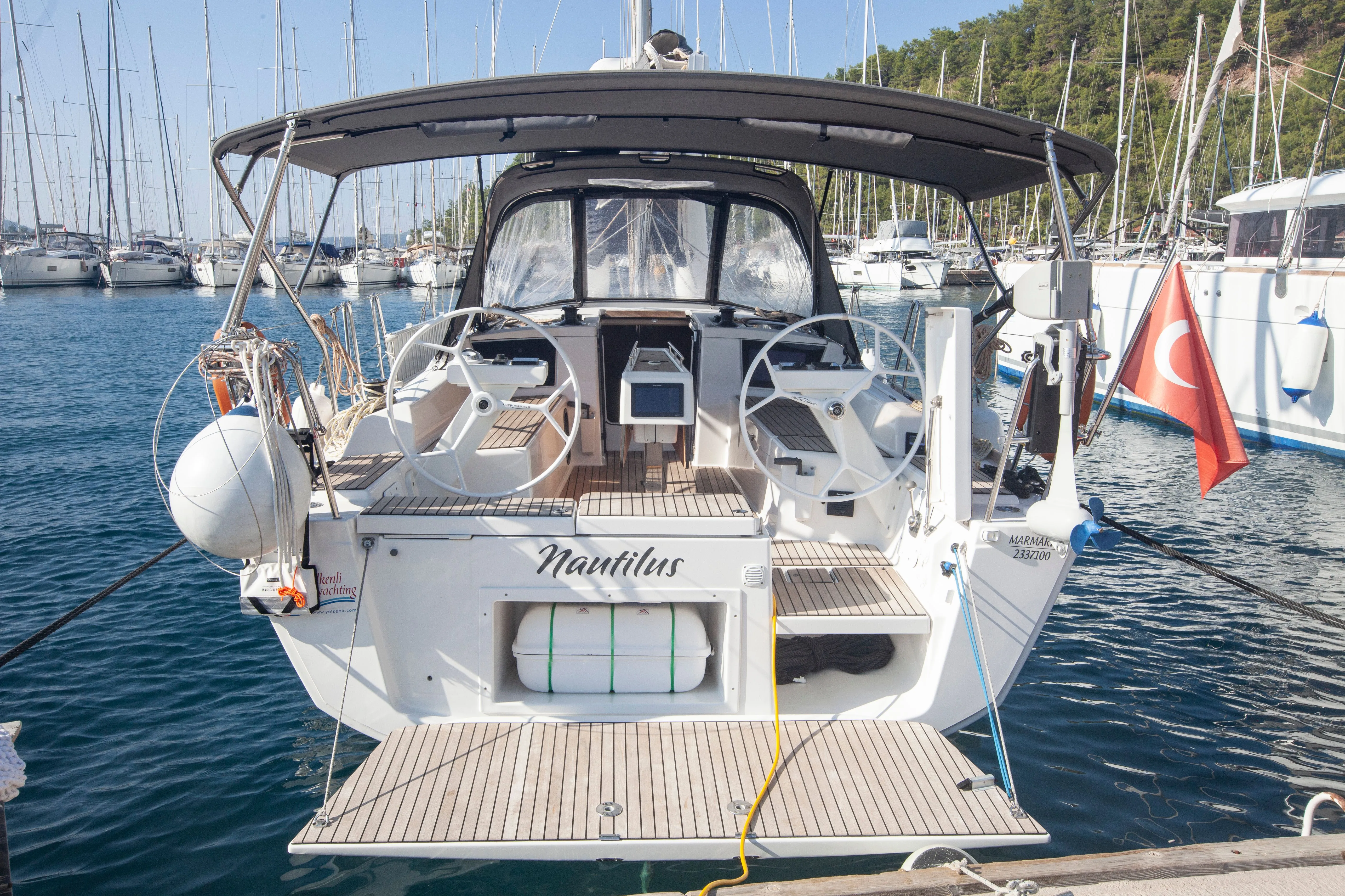 Explore Orhaniye on a 10.73m 2 Cabin Sailing Yacht Rental