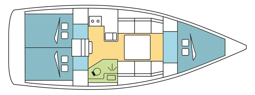 Charter a 10.98m Sailing Yacht in Kotor