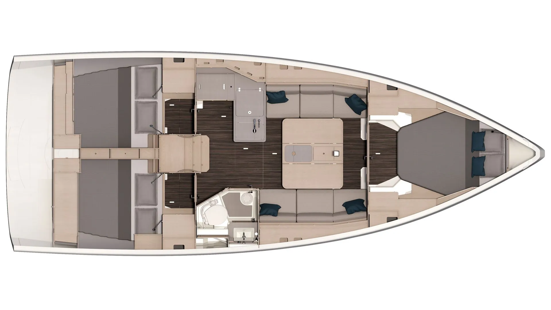 Explore Saint Thomas on a 10.77m Rental Dufour 37