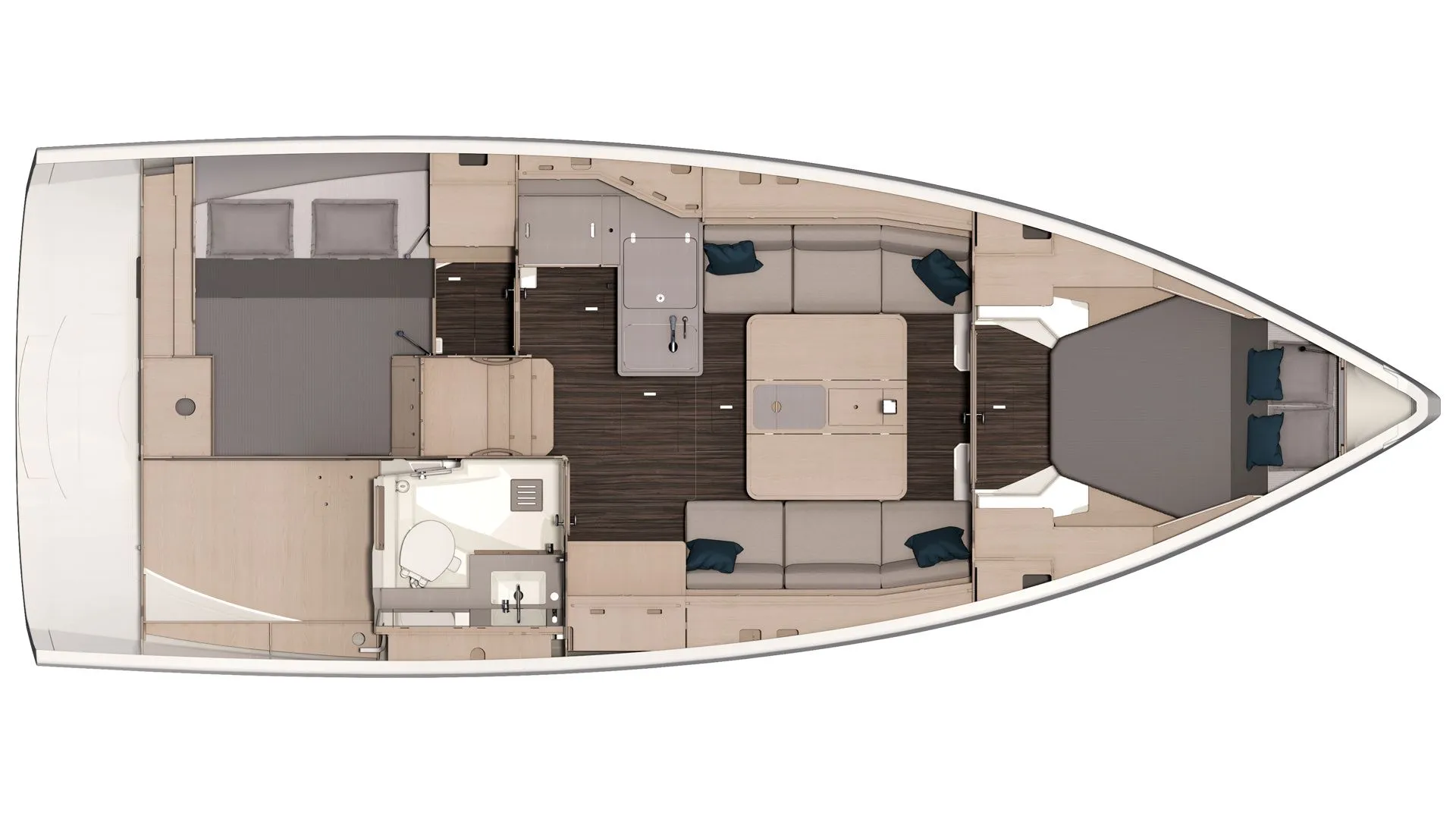 Rent a 10.77m 2 Cabin Sailing Yacht in Golfe-Juan