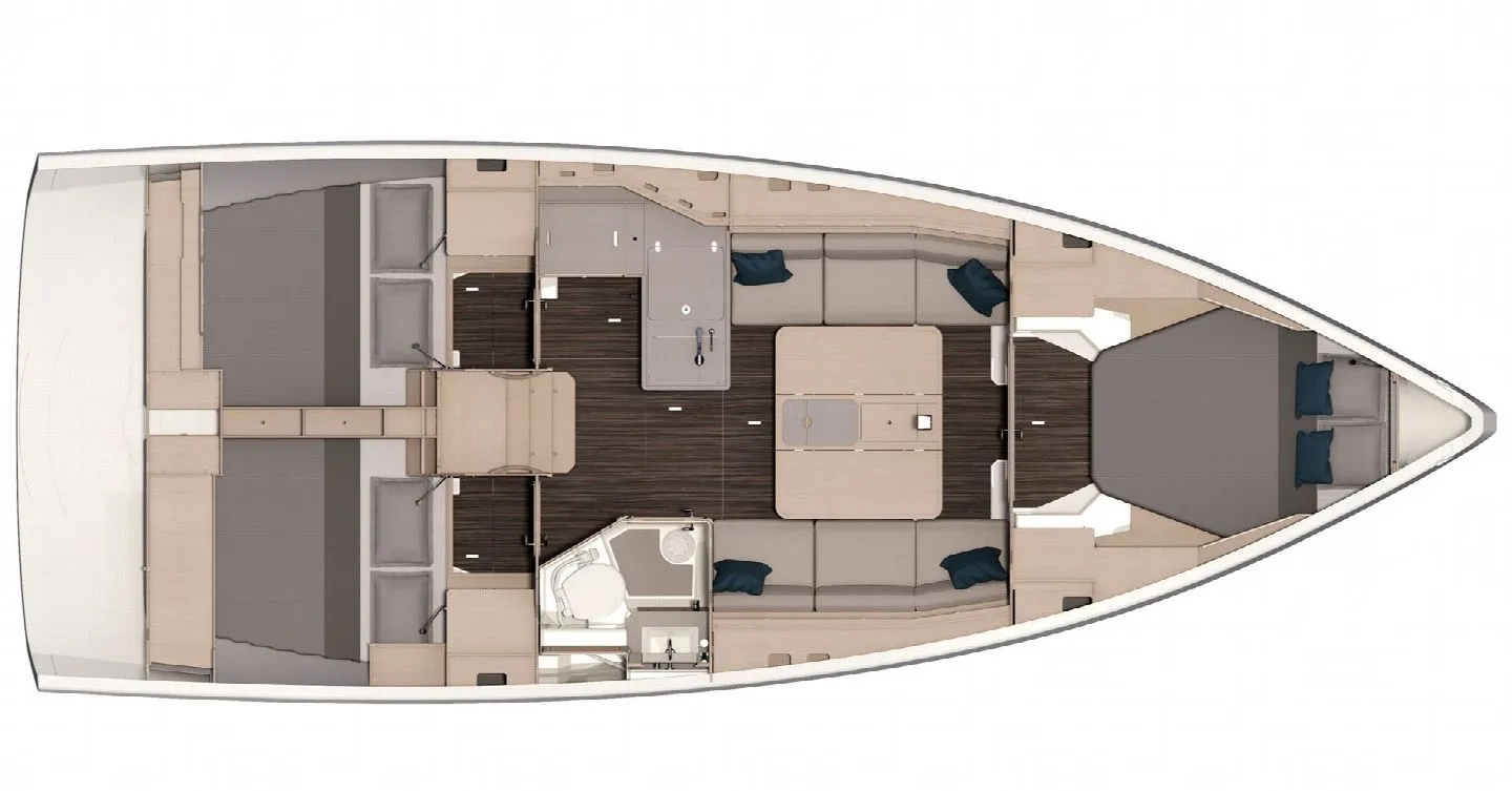 Charter a 10m Dufour 37 Sailing Yacht in Arzon
