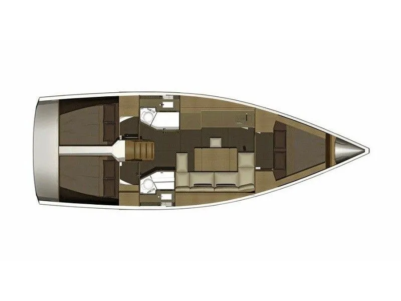 11.23m Arrecife 3 Cabin Sailing Yacht Hire