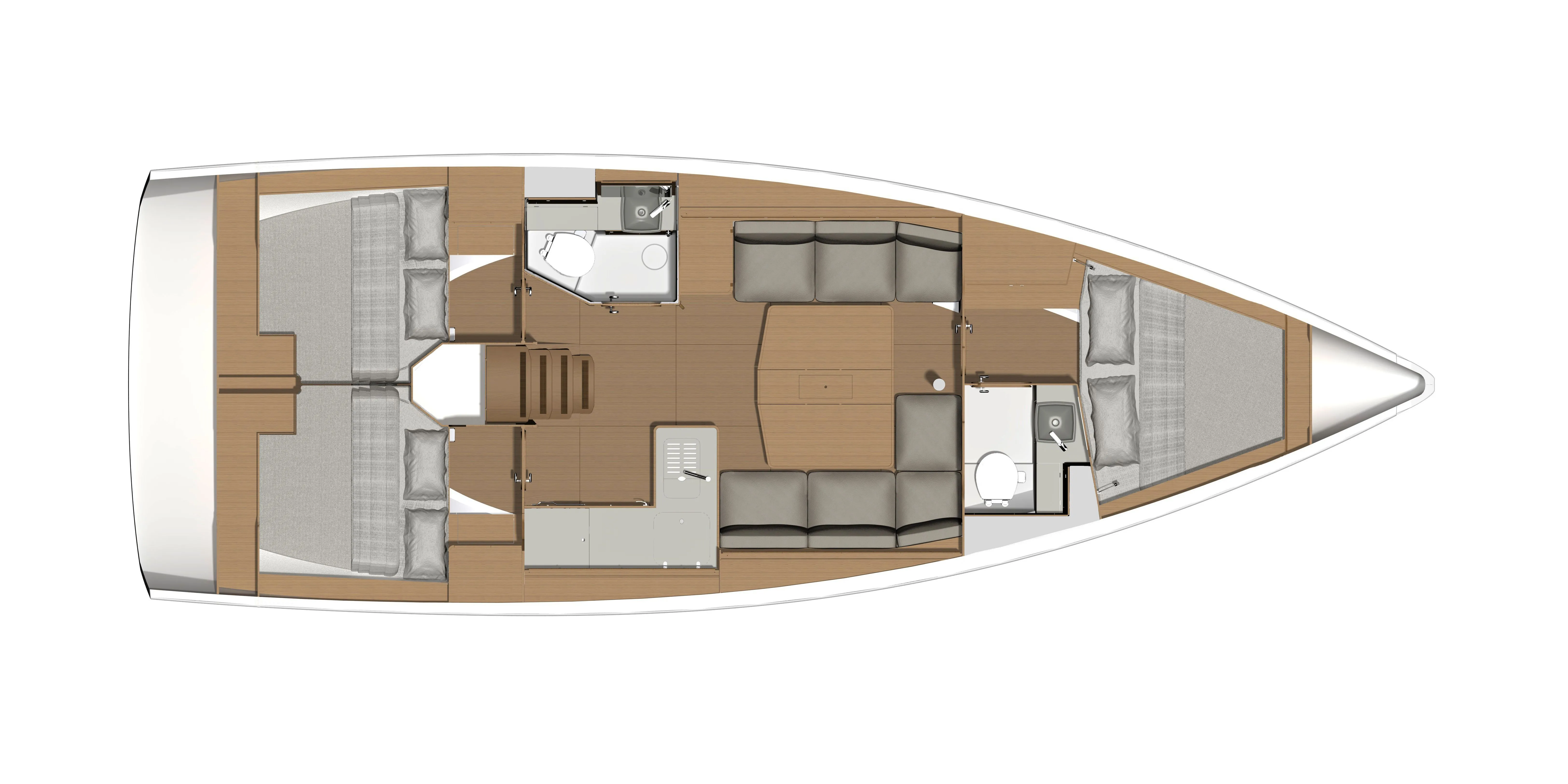 Charter a 11.19m Dufour 390 Sailing Yacht in Arzon