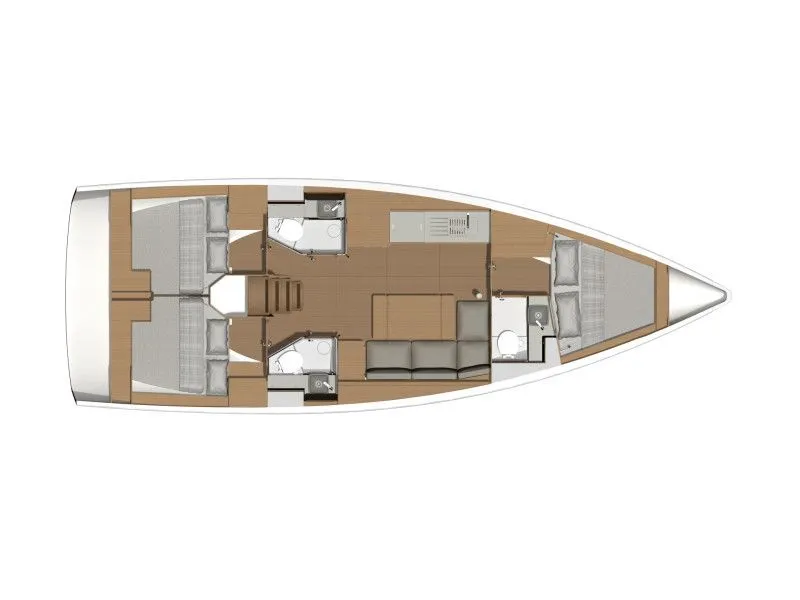 11.93m Le Marin Dufour 390 Sailing Yacht Hire