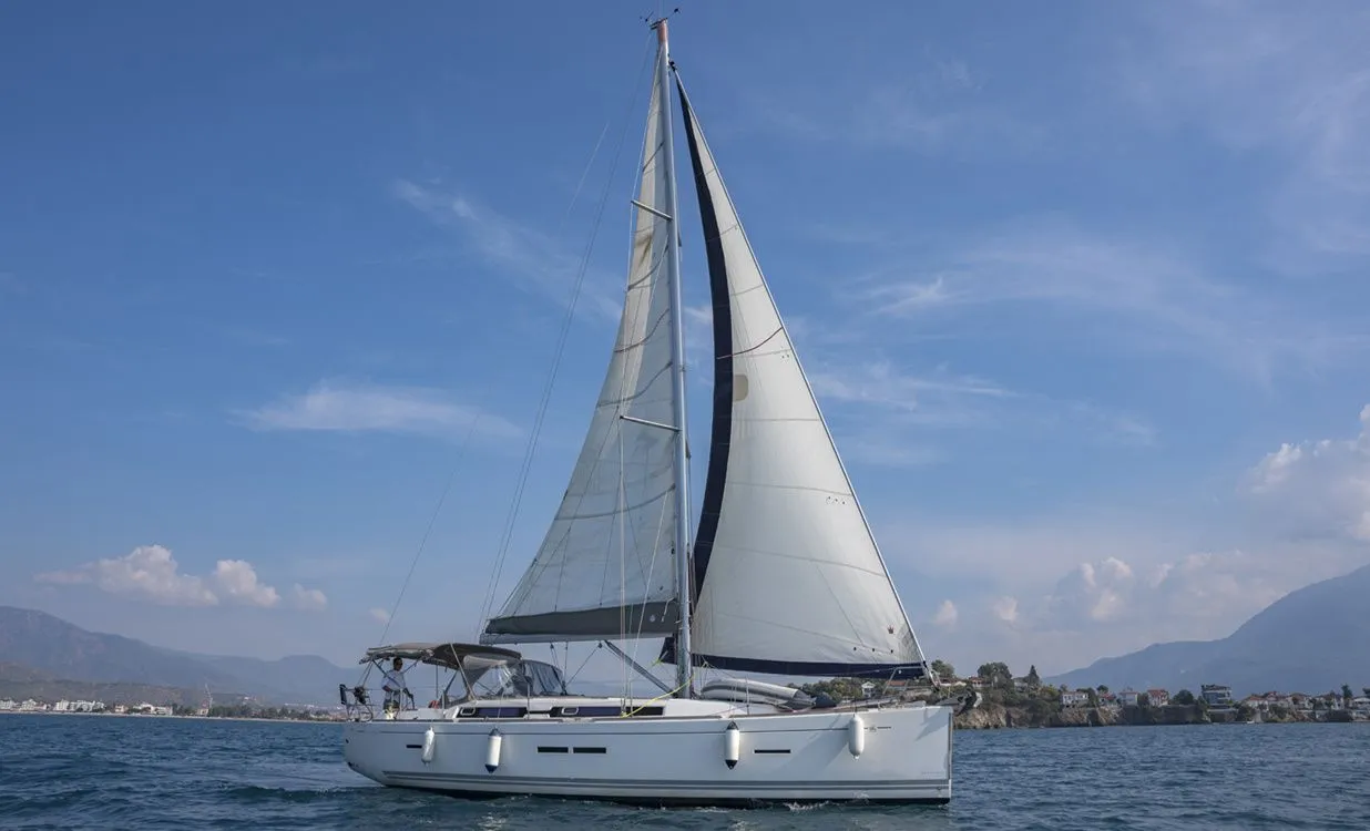 Explore Fethiye on a 12.17m Rental Sailing Yacht Dufour 405
