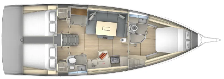 Rent a 12.75m Sailing Yacht Dufour 41 in Marsh Harbour