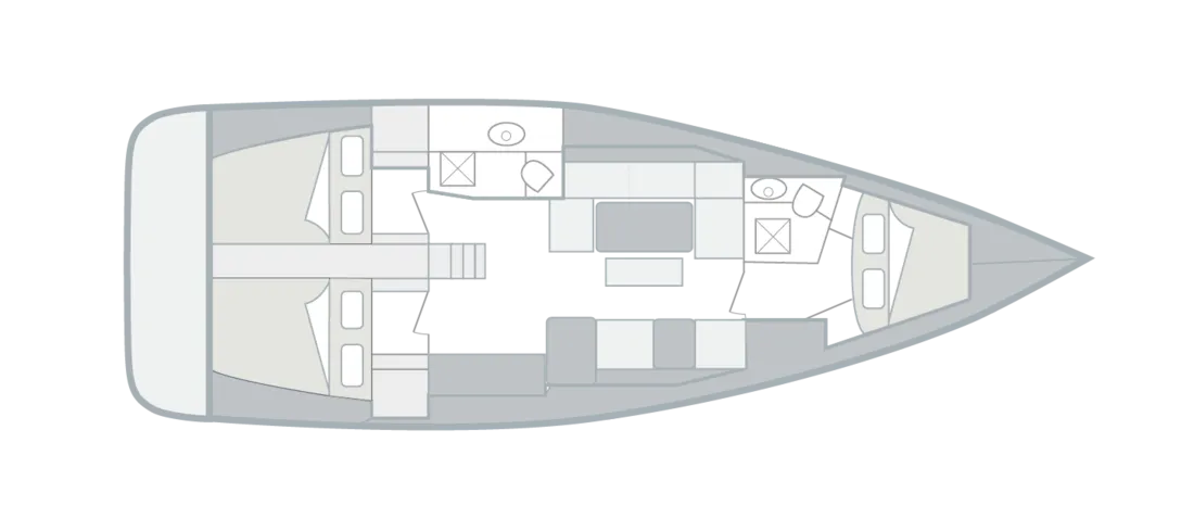Charter a 12.7m Dufour 412 in Sivota