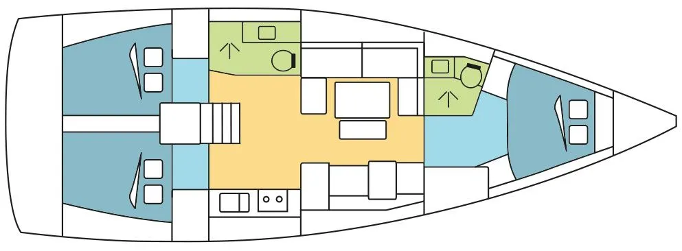 Charter a 12.7m Dufour 412 in Kotor