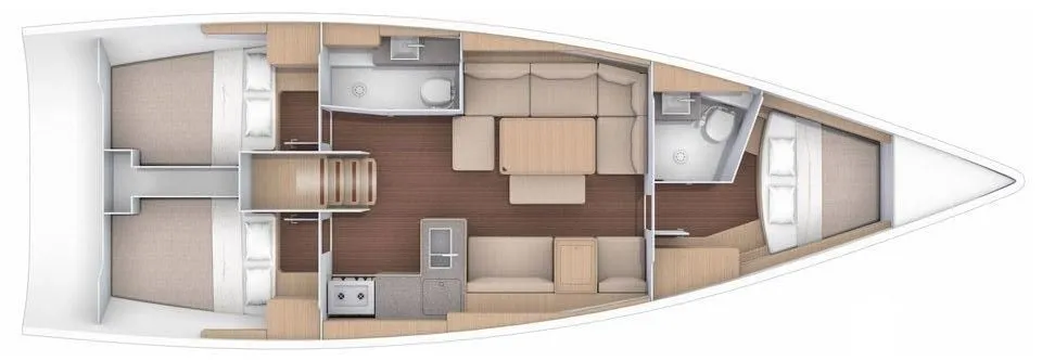 Charter a 12.7m Sailing Yacht Dufour 412 in Vodice