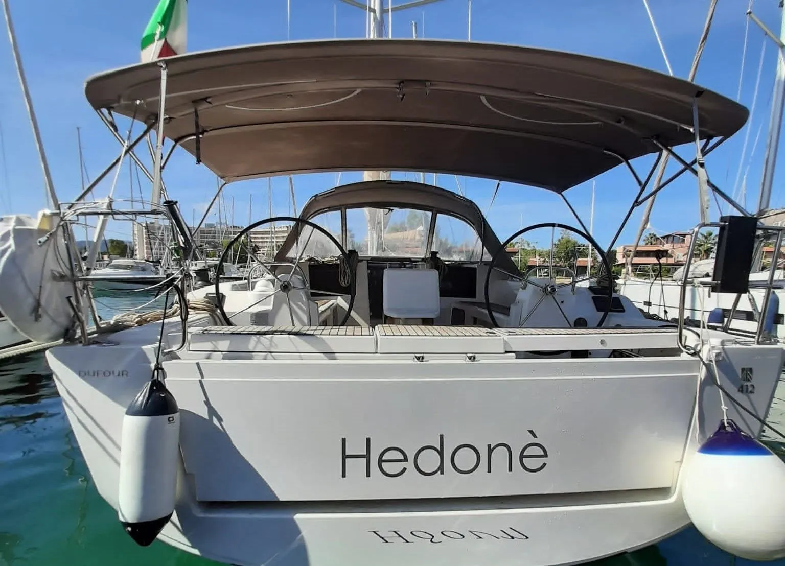 Rent a 12.7m Dufour 412 Sailing Yacht in Furnari