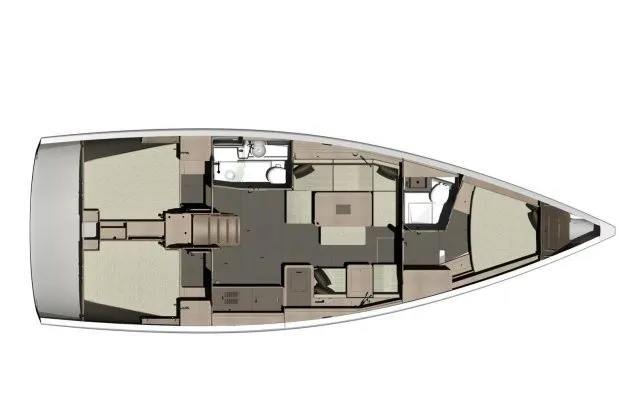 12.4m Porto Rotondo Dufour 412 Hire