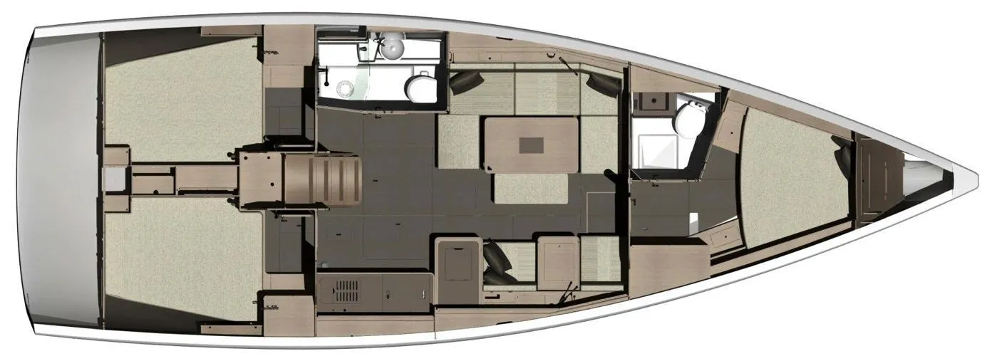 Explore Palm Cay on a 12.35m Dufour 412 Sailing Yacht Rental