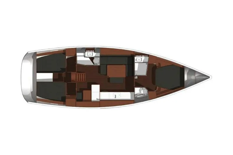 Rent a 13.5m Dufour 450 Sailing Yacht in Grimaud