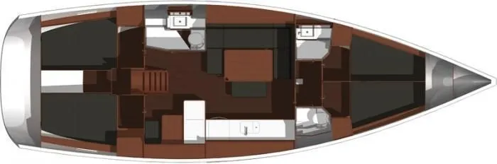 Charter a 13.5m Dufour 450 Sailing Yacht in La Trinite-sur-Mer