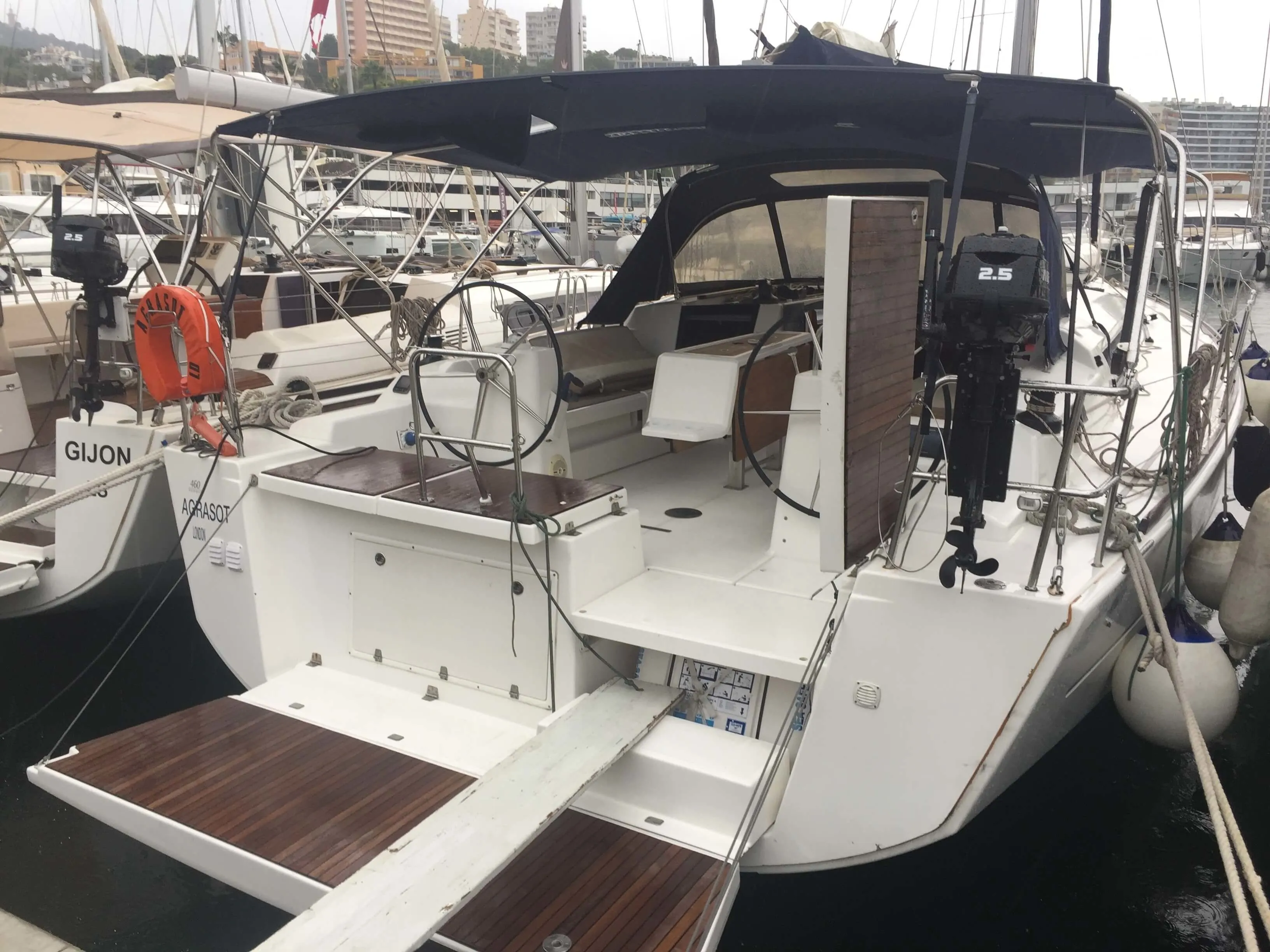 14.15m Ajaccio Dufour 460 GL Hire