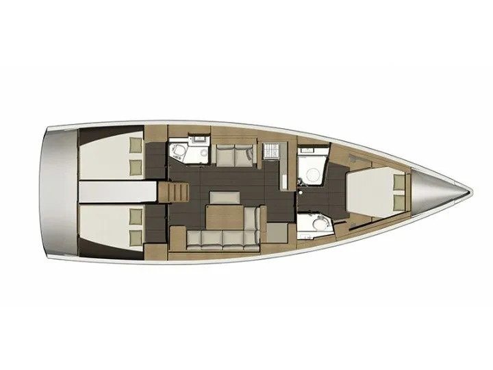 14.15m Las Palmas de Gran Canaria Dufour 460 GL Hire