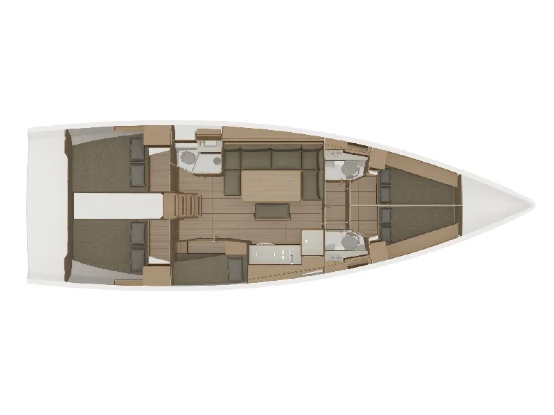 Charter a 14.15m 5 Cabin Sailing Yacht in Novi Vinodolski