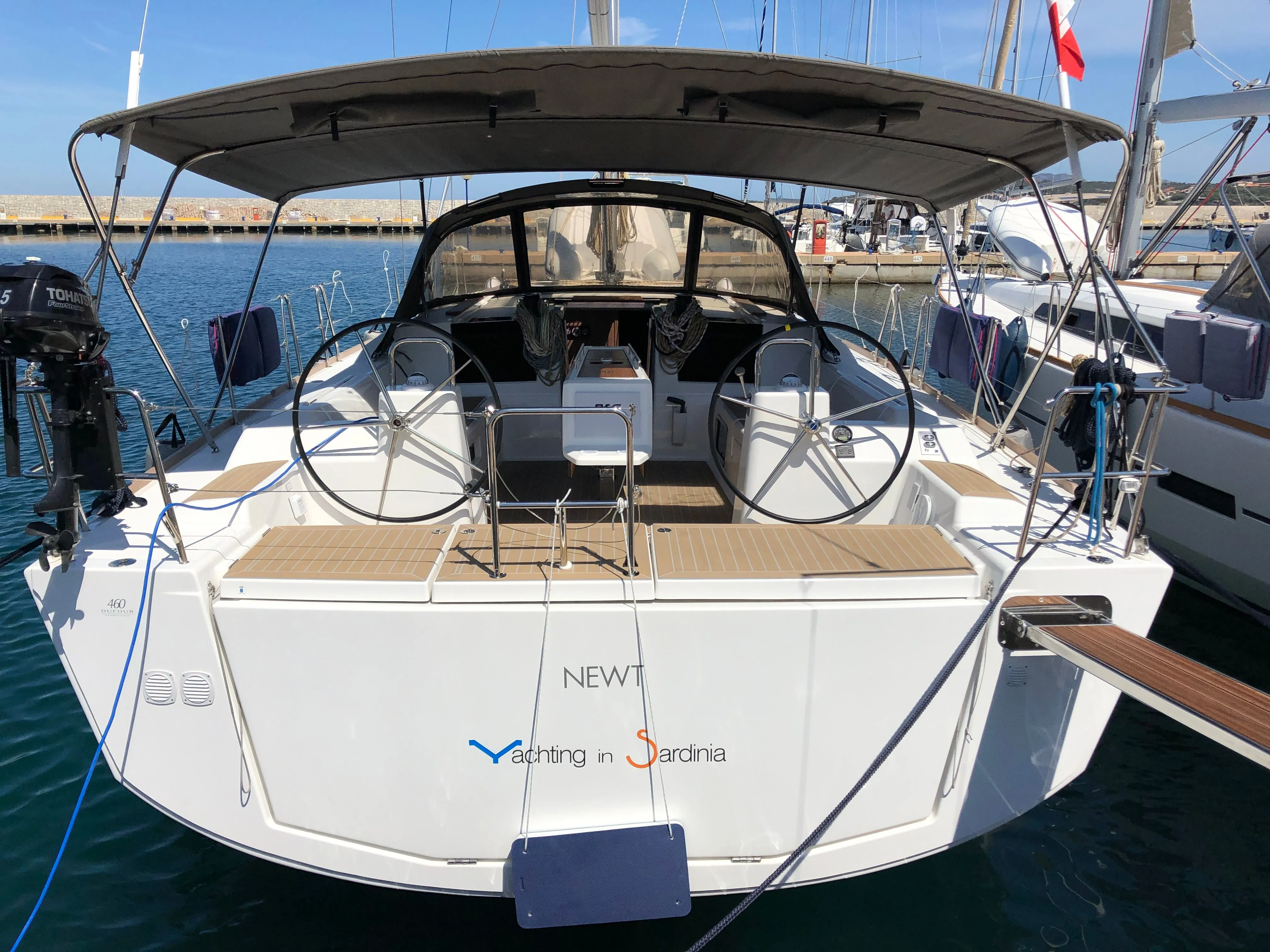 Charter a 14.15m Sailing Yacht Dufour 460 GL in Porto Rotondo