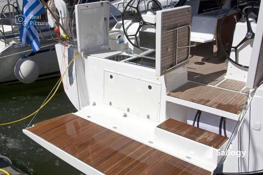 Explore Nikiti on a 14.15m Rental Sailing Yacht Dufour 460 GL