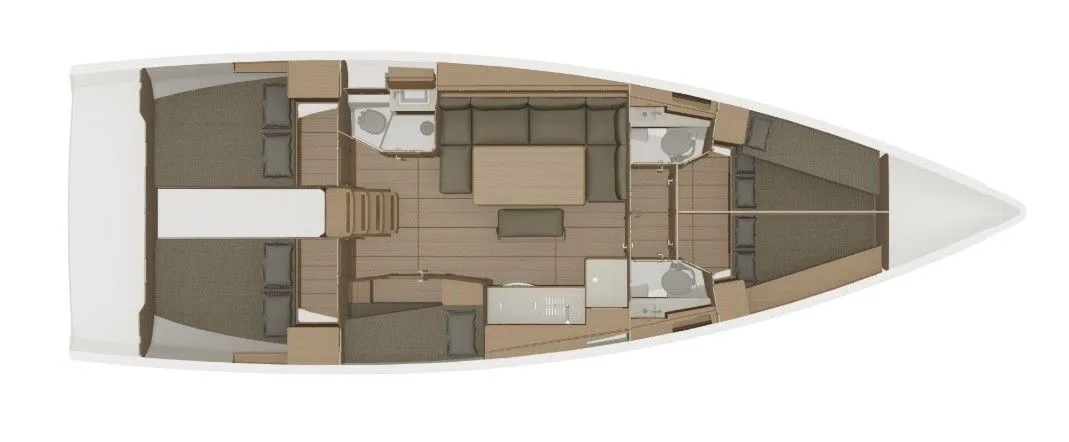 Charter a 14.15m Dufour 460 GL Sailing Yacht in Zaton