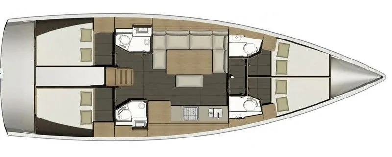 14.15m Marina di Cecina Sailing Yacht Hire