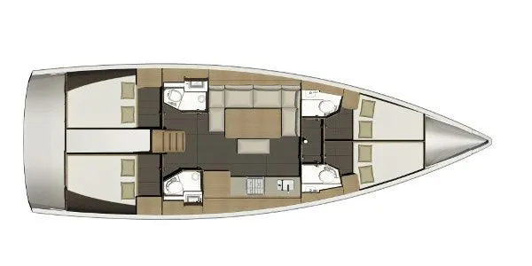 14.15m Port de Pollensa 4 Cabin Sailing Yacht Hire