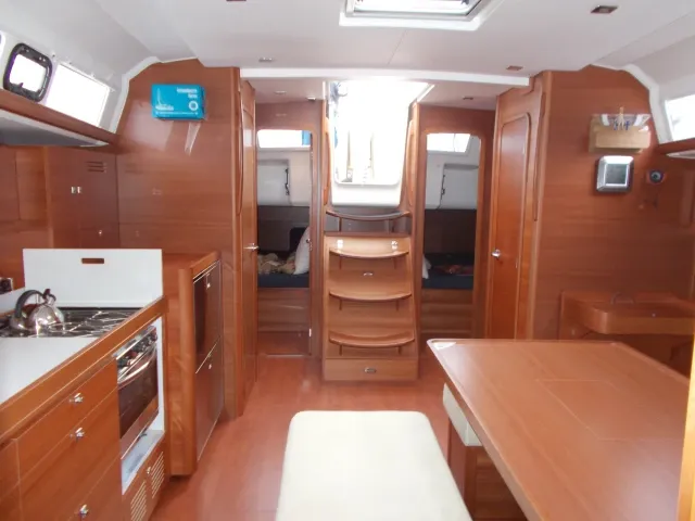 Explore Golfo Aranci on a 14.15m Rental Sailing Yacht Dufour 460 GL
