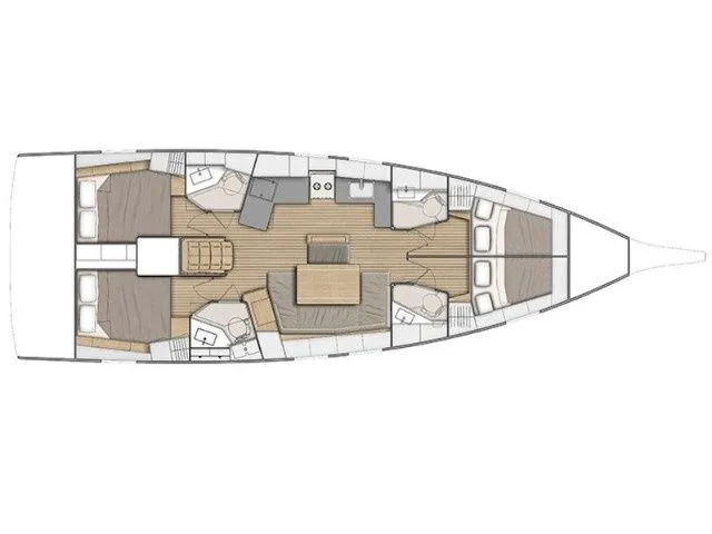 Rent a 14.85m Dufour 470 Sailing Yacht in Paleros