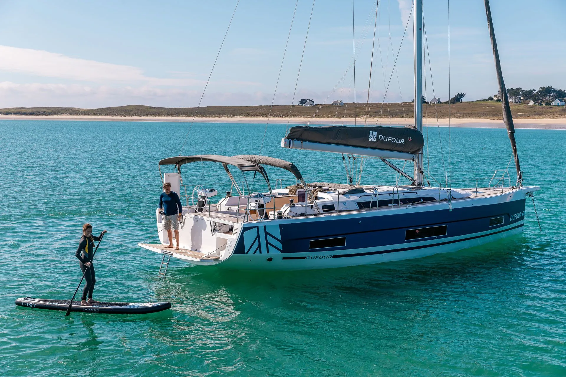 Rent a 14.85m Dufour 470 Sailing Yacht in Paleros