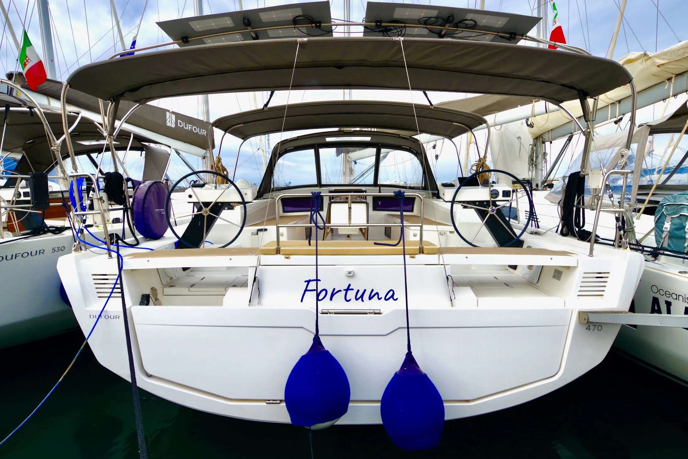 Rent a 14.9m Dufour 470 Sailing Yacht in Castellammare di Stabia